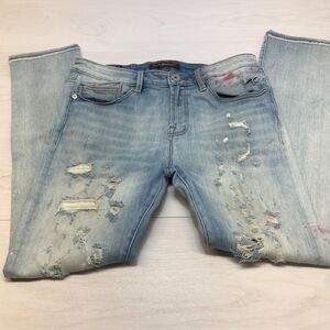 Cult Of Individuality Denim Jeans Heritage Distressed Denim Mens 36x32 Slim Fit